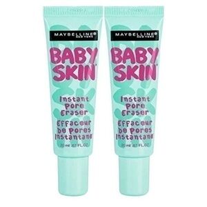 Maybelline Baby Skin Instant Pore Eraser Primer Makeup, Clear, 2 Count